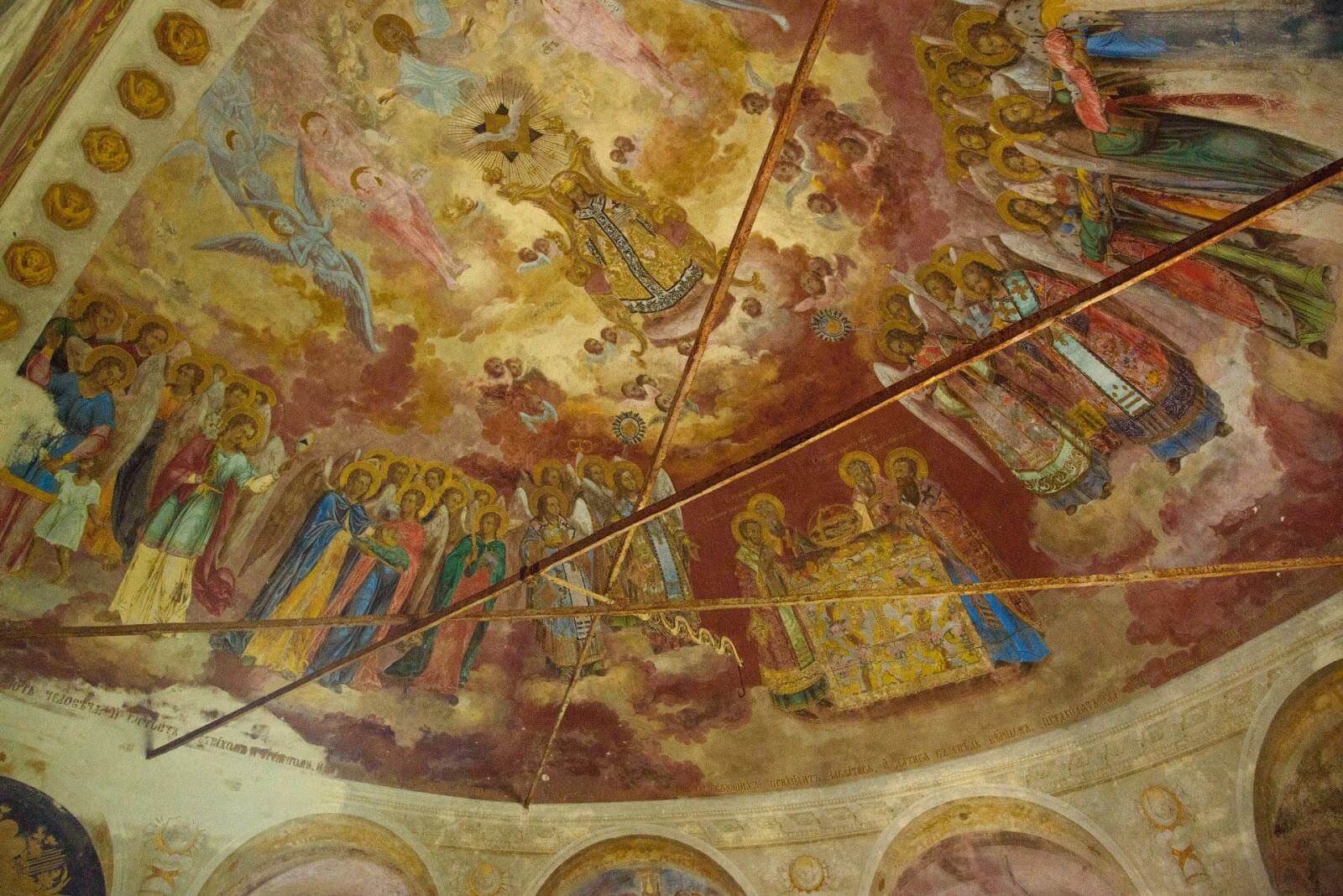 Фрески храма в селе Парское
